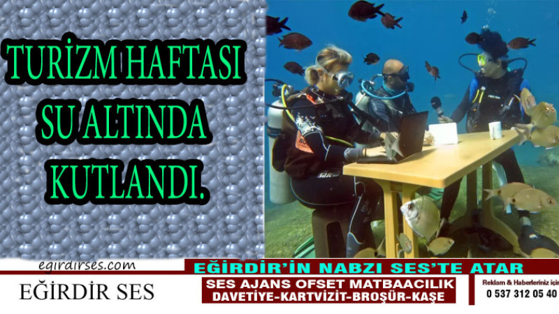 Fethiye'de su altında 'turizm' değerlendirmesi