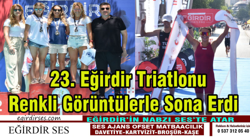   23. Eğirdir Triatlonu Renkli Görüntülerle Sona Erdi