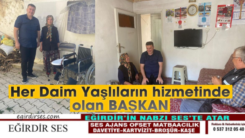 Başkan Mustafa ÖZER'in Yüreği Yaşlılara ve Çocuklara Dayanamıyor.