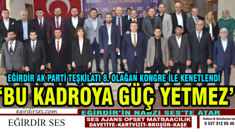  ‘BU KADROYA GÜÇ YETMEZ’