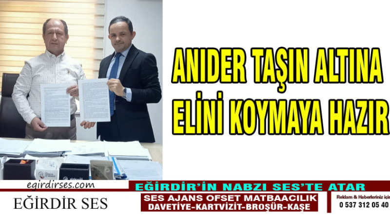 ANIDER TAŞIN ALTINA ELİNİ KOYMAYA HAZIR