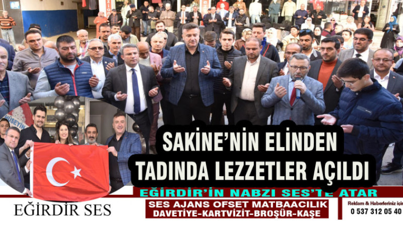 SAKİNE’NİN ELİNDEN TADINDA LEZZETLER AÇILDI.