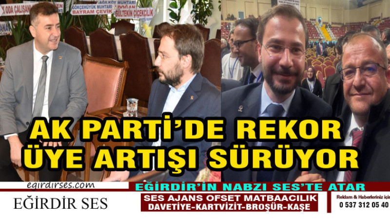 AK Parti'de Rekor Üye Artışı Sürüyor