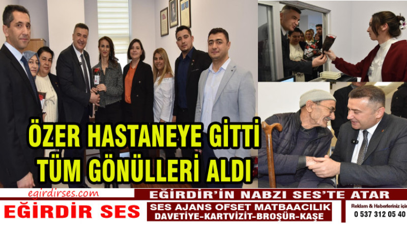 ÖZER HASTANEYE GİTTİ TÜM GÖNÜLLERİ ALDI