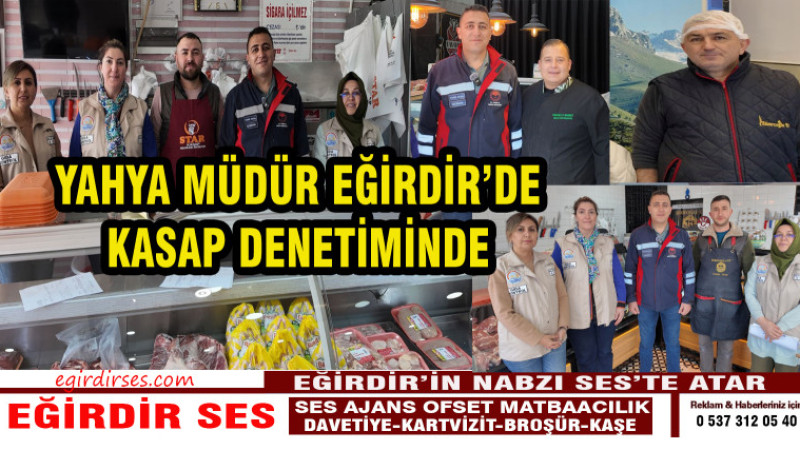 Eğirdir’de Kasaplar Denetlendi