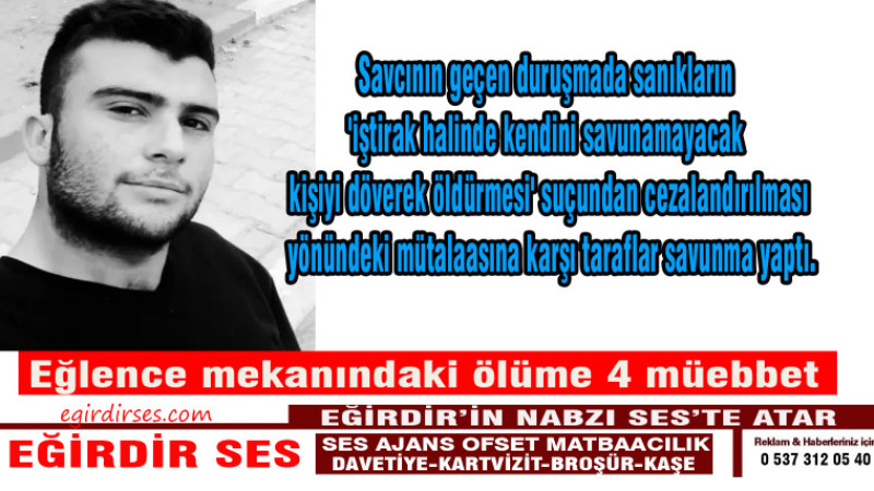 4 Kişiye Müeebbet Hapis 