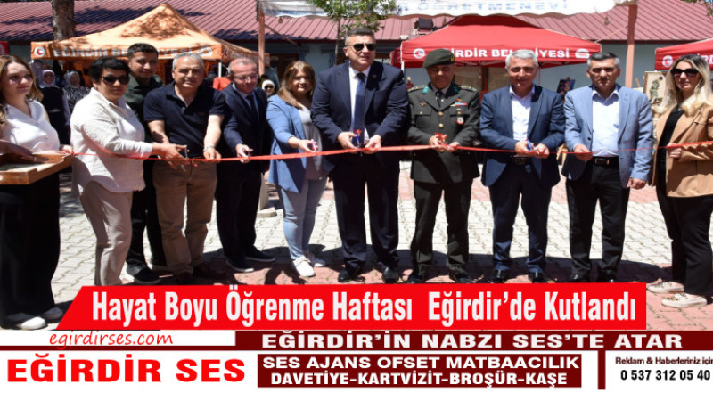 Hayat Boyu Öğrenme Haftası  Eğirdir’de Kutlandı