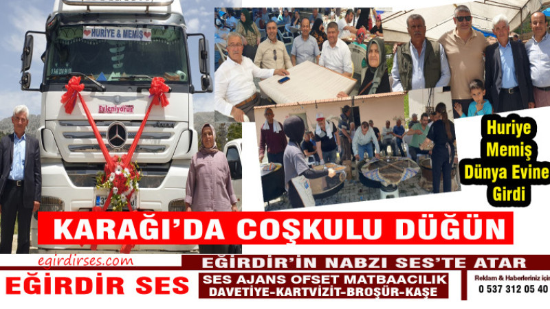 KARAĞI MUHTARI RAMAZAN KAHRAMAN'IN OĞLU EVLENDİ