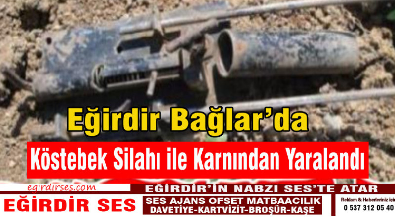 Köstebek Silahı ile Karnından Yaralandı