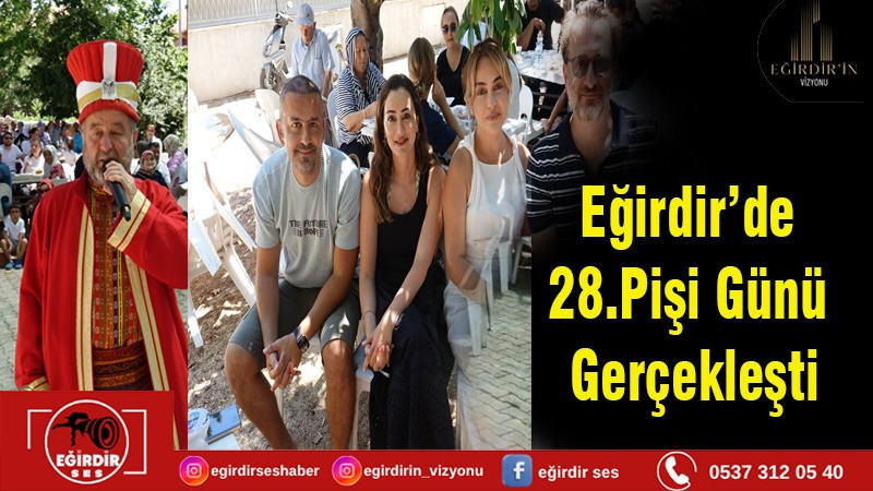 Eğirdir’de 28. Pişi Günü Gerçekleşti