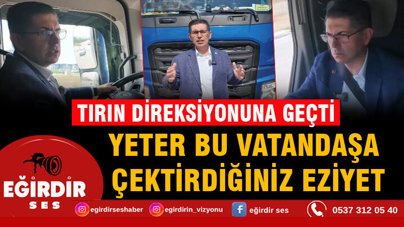 Yeter bu vatandaşa çektirdiğiniz eziyet