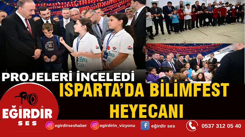 Isparta’da Bilimfest heyecanı