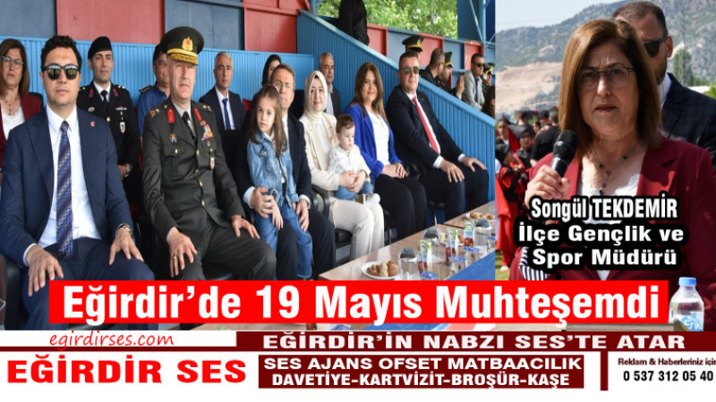 Eğirdir’de 19 Mayıs Muhteşemdi