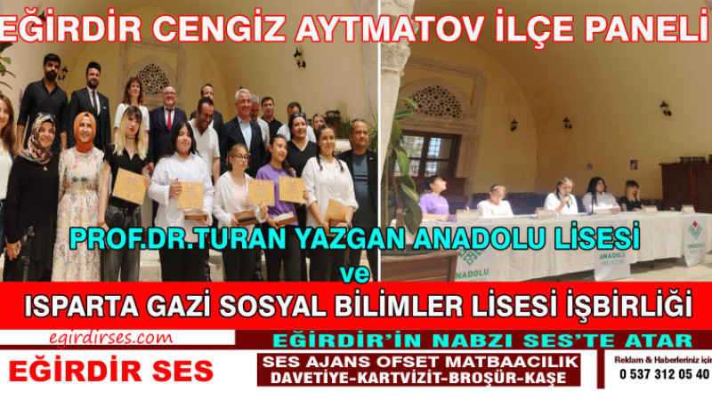 Eğirdir Cengiz Aytmatov İlçe Paneli