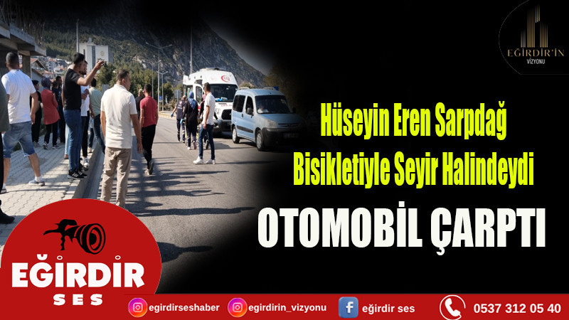 Otomobil ile Bisiklet Çarpıştı: 1 Kişi Yaralandı