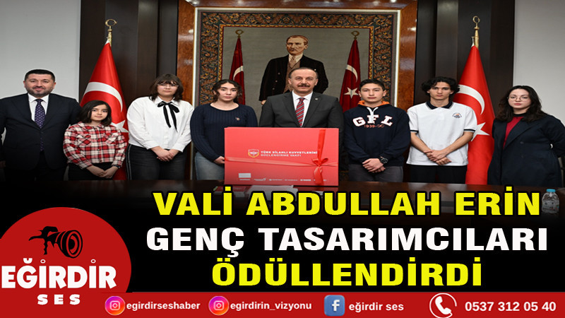 Vali Abdullah Erin, Genç Tasarımcıları Ödüllendirdi