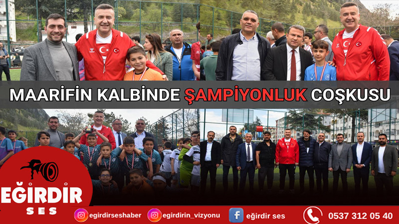 EĞİRDİR’DE FUTBOL TURNUVASI FİNALİ COŞKUYLA TAMAMLANDI