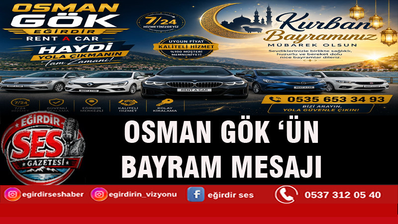 Gök Rent A Car 'ın Kurban Bayramı Mesajı